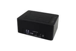 LC-Power Dockingstation USB 3.0 2-Bay 2,5/3,5HDD/SSD+3xHub
