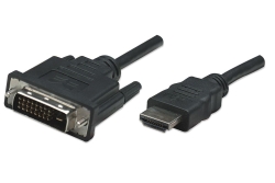 MANHATTAN HDMI auf DVI-Kabel, HDMI-Stecker auf DVI-D, 1m
