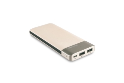 RealPower Powerbank PB-8000 Fashion Champagner 8.000mAh