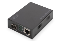 DIGITUS Konverter Gigabit PoE Media SFP/RJ45