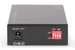 DIGITUS Konverter Gigabit PoE Singlem.Media RJ45/SC SM PSE