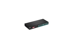 TRENDnet Switch 8-port Gbit PoE+ long range 200m 65W Metall