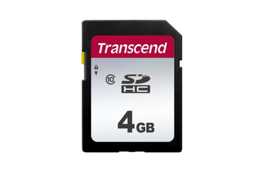 SD Card 4GB Transcend SDHC SDC300S 20/10 MB/s