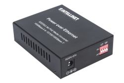 INTELLINET Gigabit PoE + Medienkonverter RJ45 SFP 120km