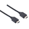 MANHATTAN HDMI-Kabel High Speed A -> A St/St 1.00m geschirm