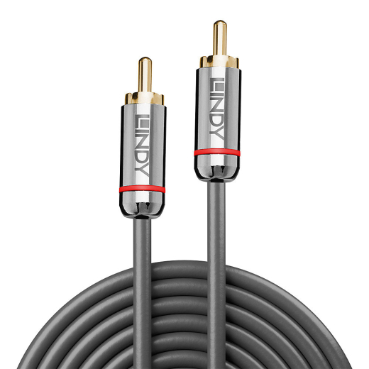 LINDY Audiokabel Digital Koaxial 3.5mm Cromo line 2m