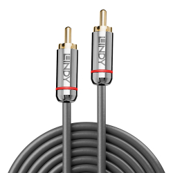 LINDY Audiokabel Digital Koaxial 3.5mm Cromo line 2m