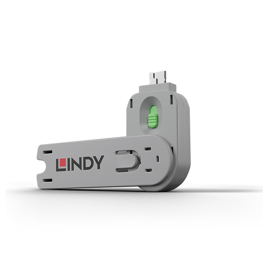 LINDY Schlüssel für USB Typ A Port Schloss grün