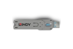 LINDY Schlüssel für USB Typ A Port Schloss blau