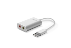 LINDY Audioadapter USB Typ A 3.5mm