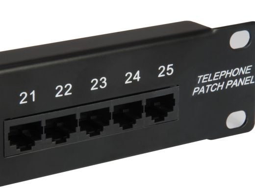 Equip 19 Patchpanel 25xRJ45 Cat3 UTP 1U ISDN RAL9005