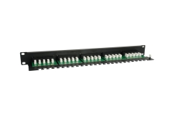 Equip 19 Patchpanel 25xRJ45 Cat3 UTP 1U ISDN RAL9005