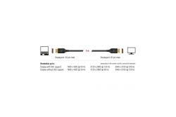 DELOCK DisplayPort Kabel St > St 8K 60Hz 1.00m schwarz