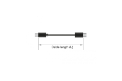 DELOCK DisplayPort Kabel St > St 8K 60Hz 1.00m schwarz