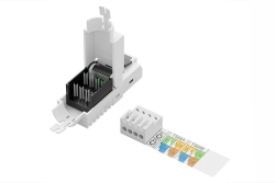 DIGITUS RJ45-Stecker Cat6a für Feldanwendungen ungeschirmt