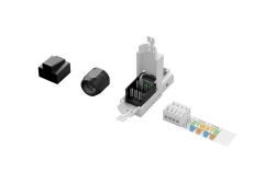 DIGITUS RJ45-Stecker Cat6a für Feldanwendungen ungeschirmt