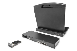 DIGITUS modularer KVM-Switch 8-Port Cat 5