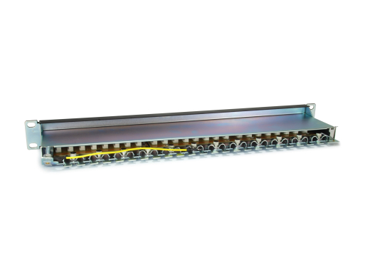 Equip 19 Patchpanel 24xRJ45 Cat6a FTP 1U 500MHz RAL9005