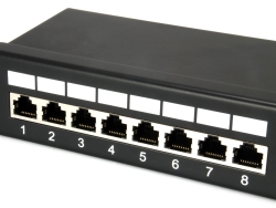 Equip 19 Patchpanel 24xRJ45 Cat5e FTP 1U 100MHz RAL9005