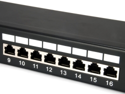 Equip 19 Patchpanel 24xRJ45 Cat5e FTP 1U 100MHz RAL9005
