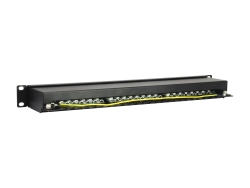 Equip 19 Patchpanel 24xRJ45 Cat5e FTP 1U 100MHz RAL9005