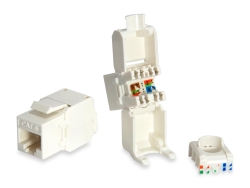 Equip Keystone Jack ungeschirmt Cat6 LSA wzf.8Stk sw