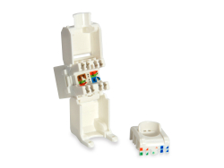 Equip Keystone Jack ungeschirmt Cat6 LSA wzf.8Stk sw