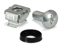 Equip M6 Käfigmuttern- & Schraubensatz 20Stk silber