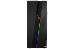 AeroCool Geh Midi Bolt Black RGB MicroATX/ATX/Mini-ITX o.N.