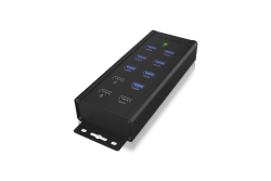 Hub 7-Port IcyBox USB 3.0 IB-HUB1703-QC3 inkl. 3 Ladeports