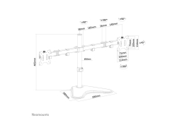 Neomounts TIS 10-32 2TFT 3Gelenke schw. Max.8KG