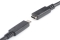 DIGITUS USB 3.2 Verlängerungskabel Typ C -C St/Bu 0.7m, sw