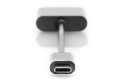 DIGITUS USB 3.1 Verteilerkabel Typ C-Klinke St/Bu/Bu 0.2m sw