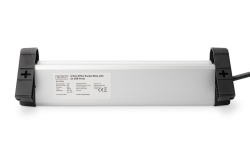DIGITUS Tischleiste 4fach,2x USB,Schalter Alu 1.5m Feststell