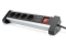 DIGITUS Tischleiste 4fach,2x USB,Schalter Alu 1.5m Feststell