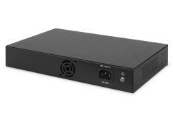 DIGITUS Switch 24-Port 10/100 Unmanaged schwarz