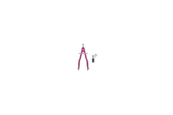 Herlitz Schnellverstellzirkel my.pen lila/minze 1er...