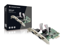 CONCEPTRONIC PCIe1x Card 2xRS232-Seriell 2.5Gbps