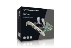 CONCEPTRONIC PCIe1x Card 2xRS232-Seriell 2.5Gbps