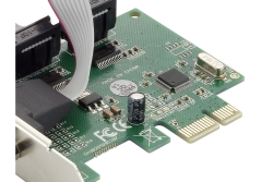 CONCEPTRONIC PCIe1x Card 2xRS232-Seriell 2.5Gbps