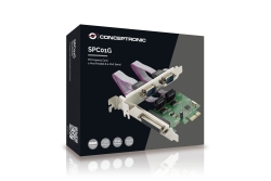 CONCEPTRONIC PCIe1x Card 2xRS232-Seri./1xParal. 2.5Gbps