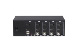 Inter-Tech KVM Switch AS-42HA HDMI, 4 Port, Metall