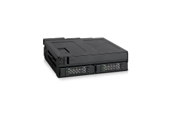 Backplane IcyDock 2x6,3cm SATAI-III in 1x5,25 HDD/SSD retail