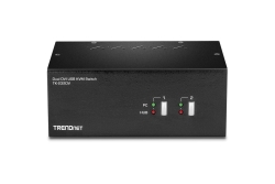 TRENDnet KVM Switch 2-Port DVI USB mit Audio USB 2.0 Hub