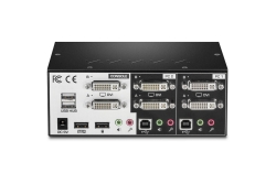 TRENDnet KVM Switch 2-Port DVI USB mit Audio USB 2.0 Hub