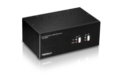 TRENDnet KVM Switch 2-Port Displayport mit Audio USB 2.0 Hub