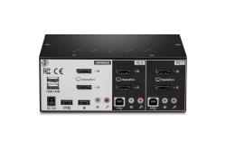 TRENDnet KVM Switch 2-Port Displayport mit Audio USB 2.0 Hub