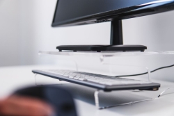 BakkerElkhuizen Monitorständer Q-riser 100 1Stufe