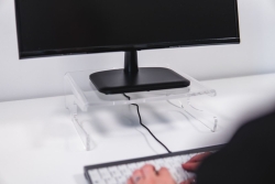 BakkerElkhuizen Monitorständer Q-riser 100 1Stufe