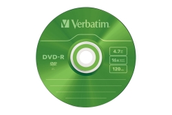 DVD-R Verbatim 4,7GB 5pcs Slim J. Colour 16x